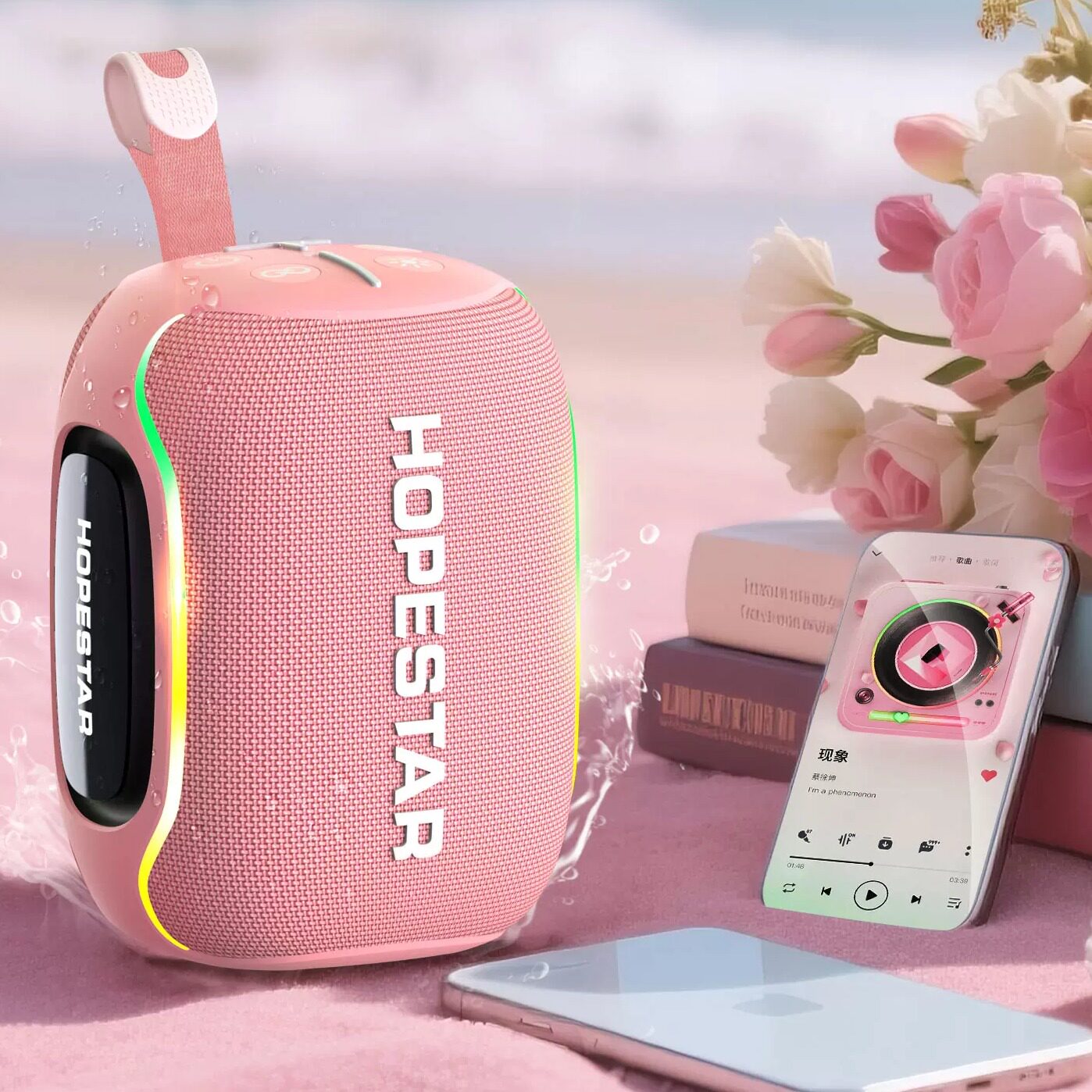 HOPESTARH73MINI便携户外防水高音质大音量迷你蓝牙音箱手提音响