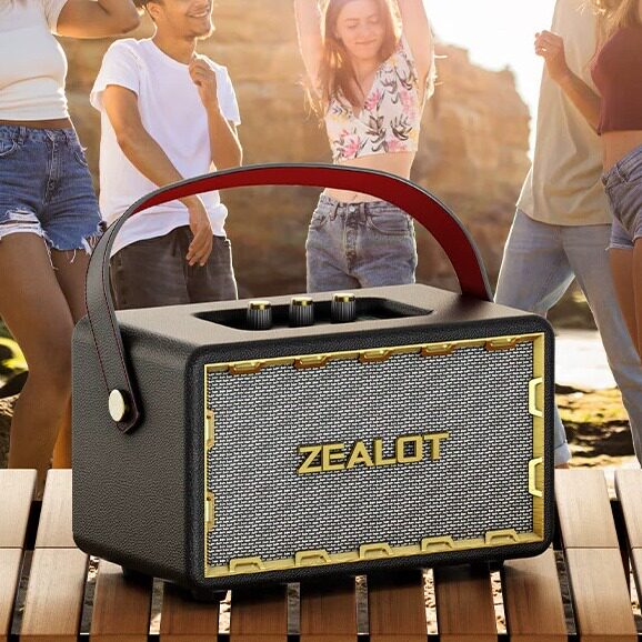 狂热者MT01蓝牙音箱家用复古典音响HIFI高音质户外便携低音炮车载