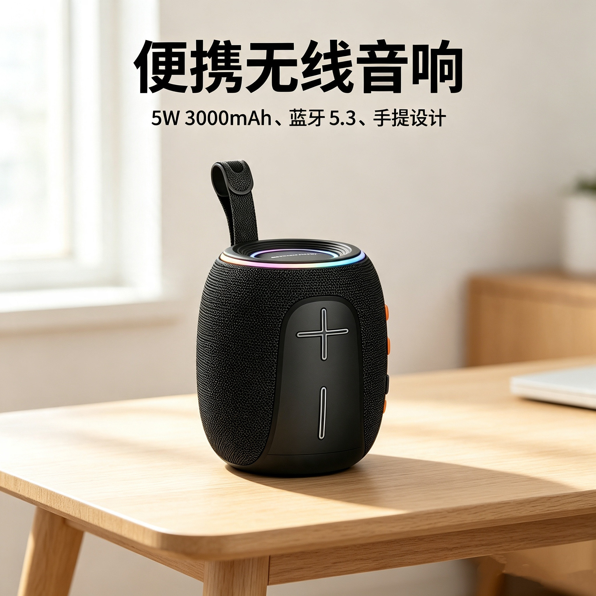 HOPESTAR/华达P90mini蓝牙音响无线插卡便捷式重低音炮车载音响