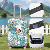 卡通涂鸦小丑鱼行李箱套拉杆箱保护套防尘罩弹力18 32寸男女通用