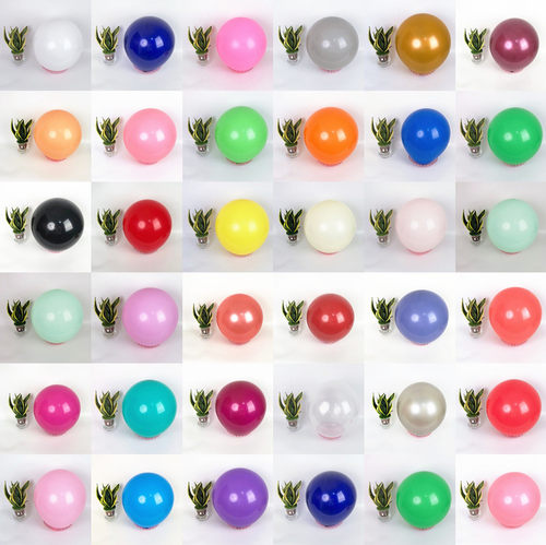 加厚O牌乳胶气球圆形18寸标准色