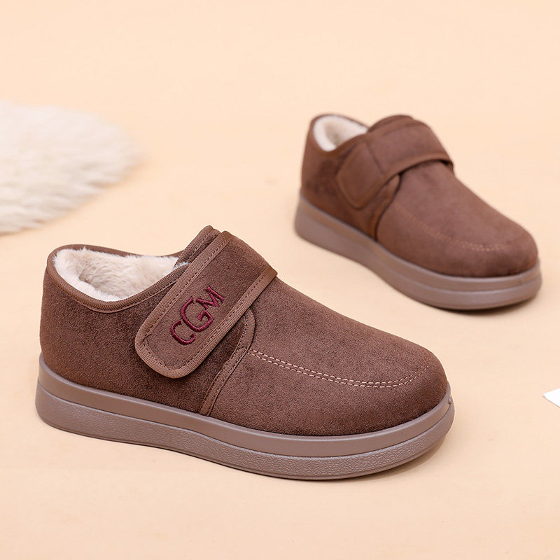 2025冬季新款老北京棉鞋加绒加厚雪地靴软底防滑保暖魔术贴妈妈鞋,女鞋,棉鞋,淘宝优惠券,粉丝福利购,淘宝优惠卷