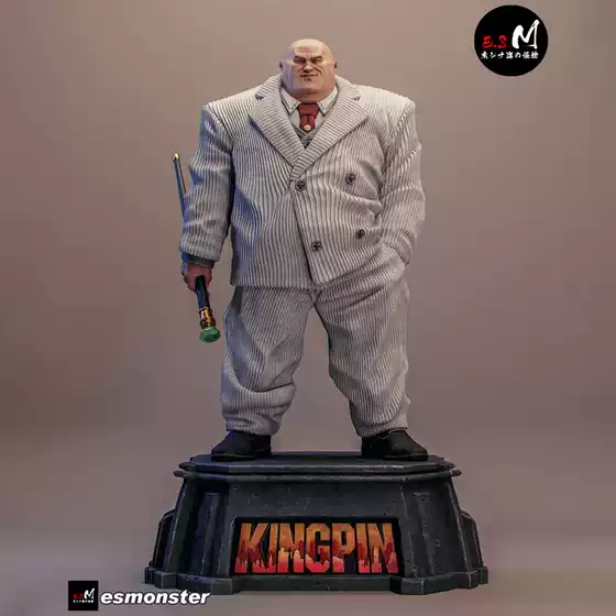 Kingpin Marvel Villain 3D Print Model STL File