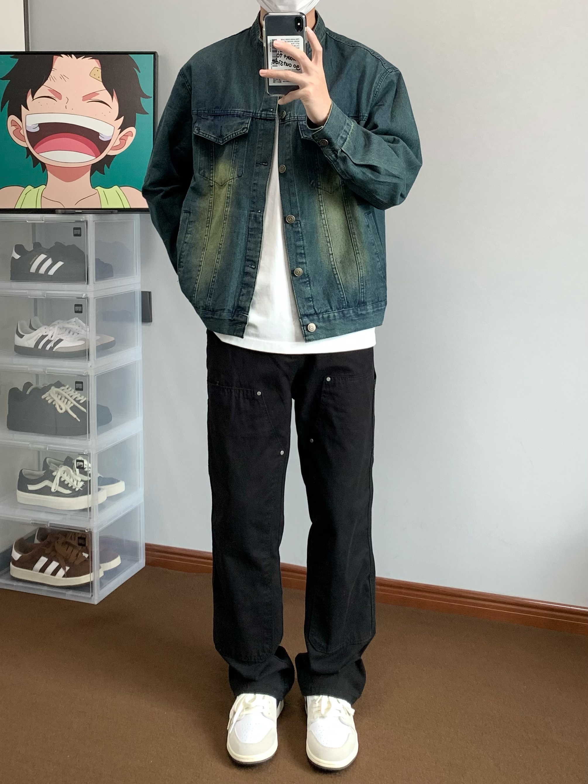 美式复古高街工装伐木裤长裤复古