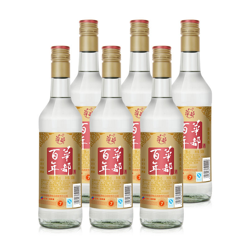 华都 百年华都 浓香型500ml  白酒 38度