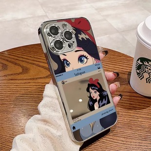 a34创意a35防摔a53硅胶a55全包 女a73电镀a05镜面a13高级a23新款 爱丽丝公主适用三星s25ultra手机壳s24fe s21