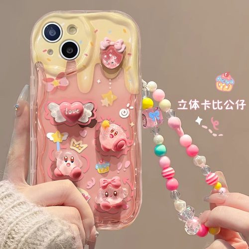 星之卡比公仔适用三星s25手机壳