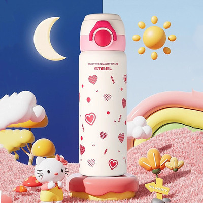 直饮吸管两用卡通316儿童保温杯