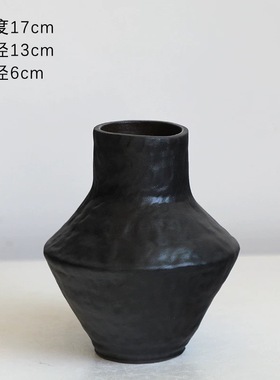 景德镇手工花盆花器家居茶室简约高档摆件H3010B0