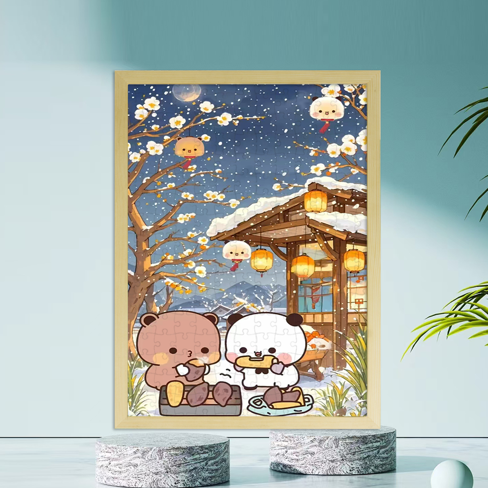 一二布布高难度木质拼图