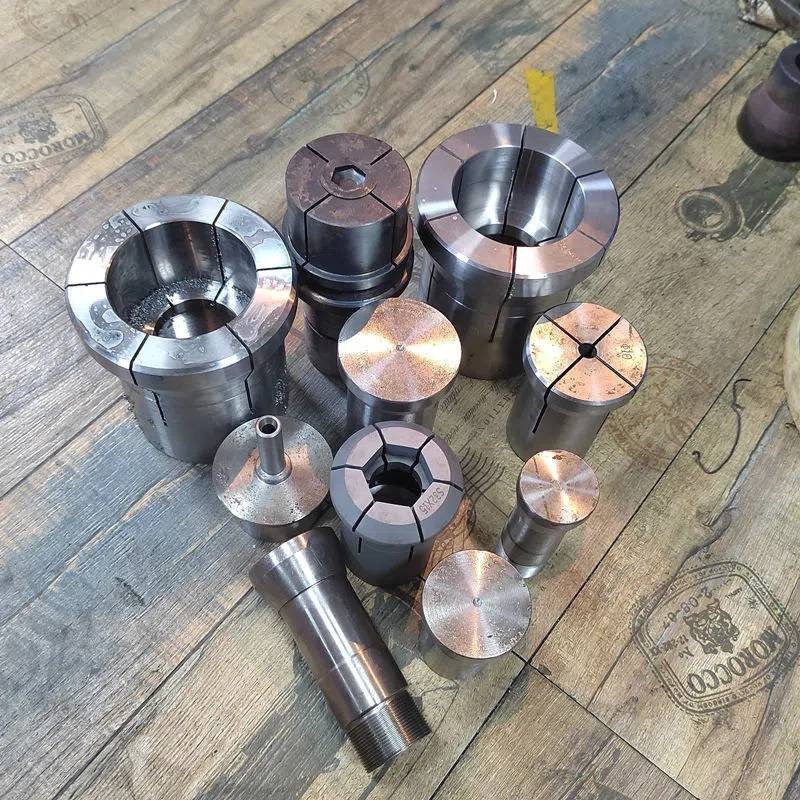 0640数控 仪表  夹头定做 台阶 内撑 六角夹头  加大夹头来图定做