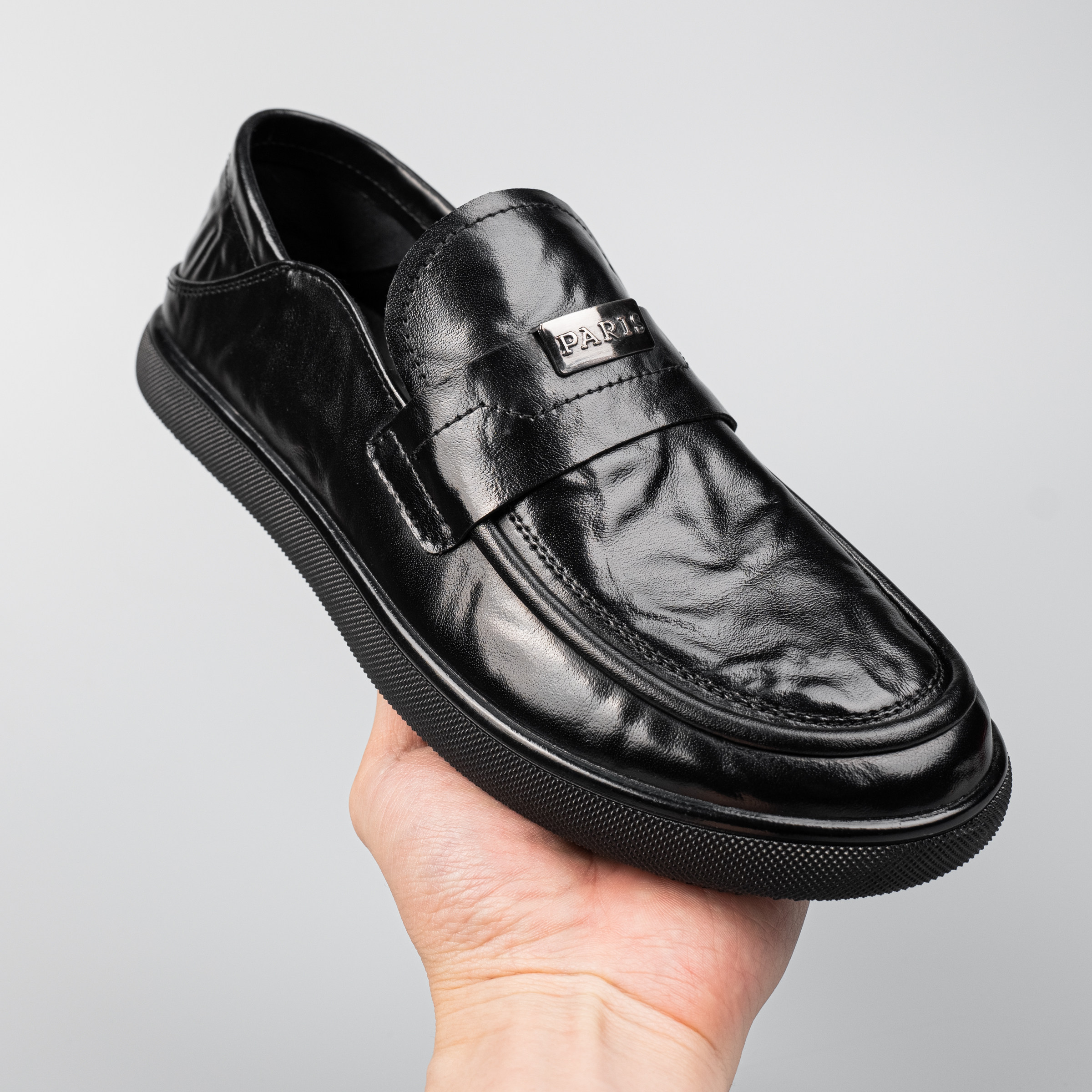 2026新款年轻人秋季透气一脚蹬高级感英伦皮鞋男款商务正装休闲鞋