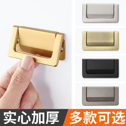 抽屉床头柜简约隐形暗拉手