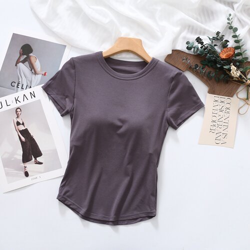瑜伽服女罩杯一体式普拉提