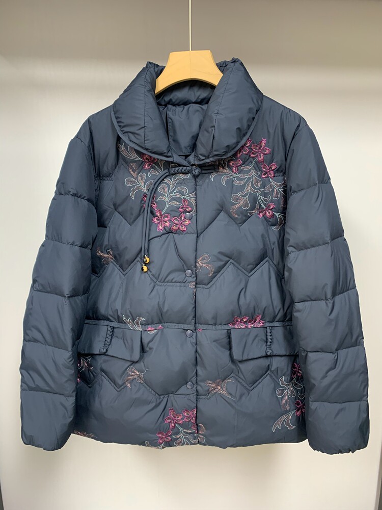 专柜品冬季抗寒保暖妈妈装85绒羽绒服宽松链接中老年厚款外套上衣 - 靖瑶夫人精品妈妈装出品