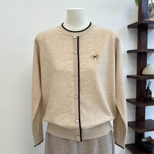 秋冬简约妈妈装针织毛衣圆领套头宽松中老年假开衫打底衫女士上衣