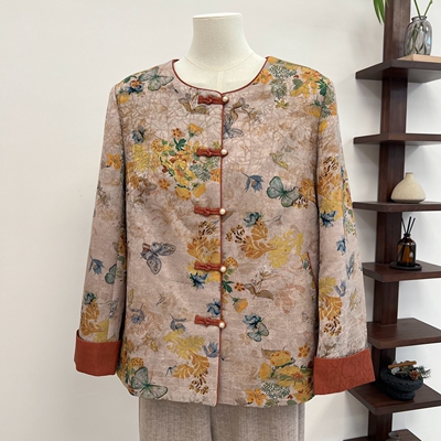 2025国风套装妈妈装外套秋冬