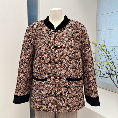 冬季中老年妈妈装保暖中式棉服