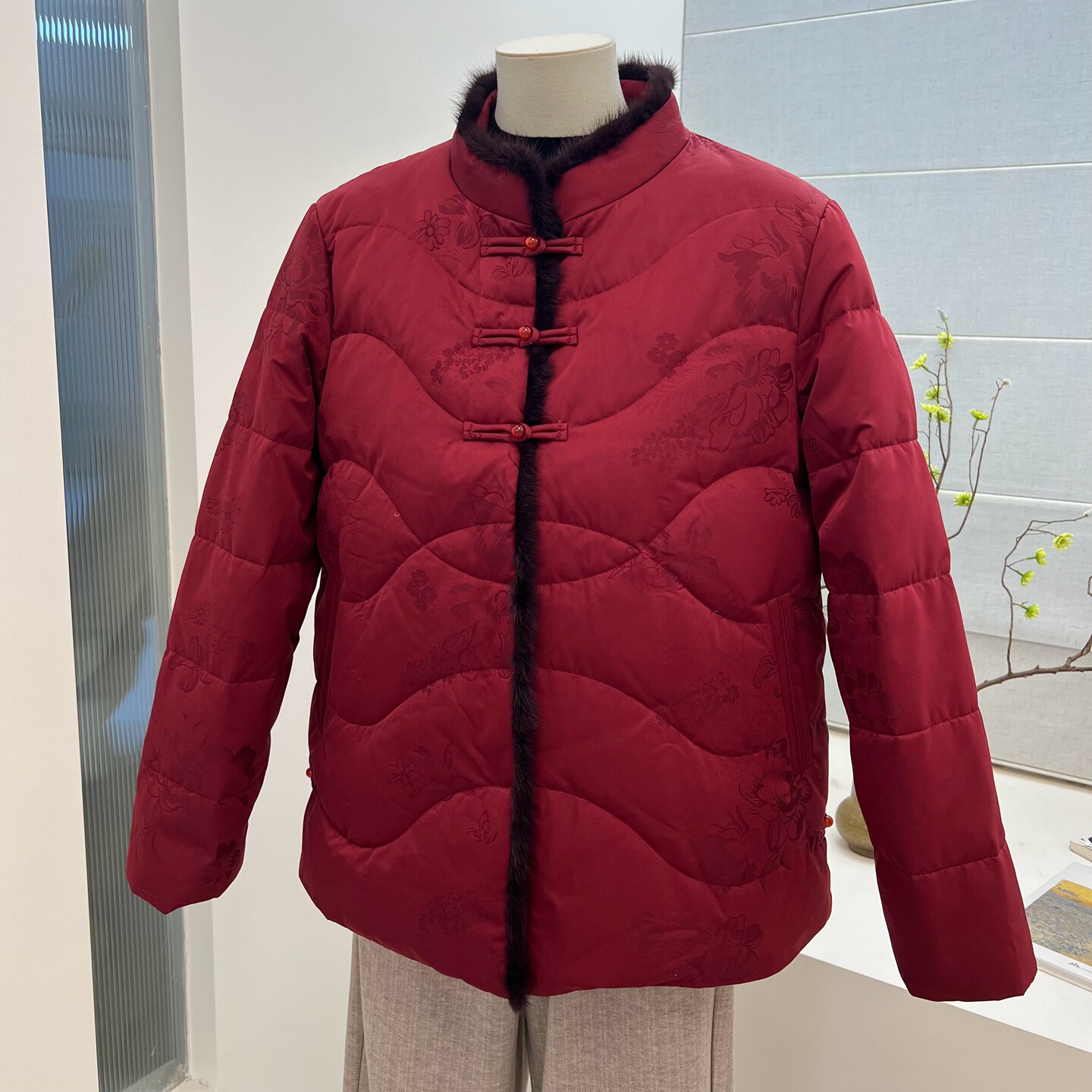 冬季老太太抗寒保暖羽绒服外套