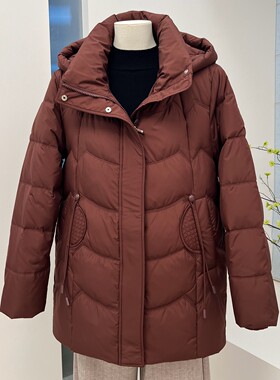 冬季妈妈装羽绒服抗寒保暖外套
