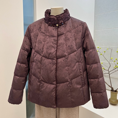 冬季奶奶装保暖羽绒服外套