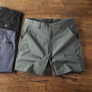 夏季轻薄速干三分短裤男士 户外青年潮流弹力纯色百搭休闲3分短裤