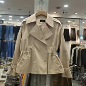 显瘦洋气宽松收腰2026年新款 风衣外套女春秋季 小个子大衣 短款 时尚