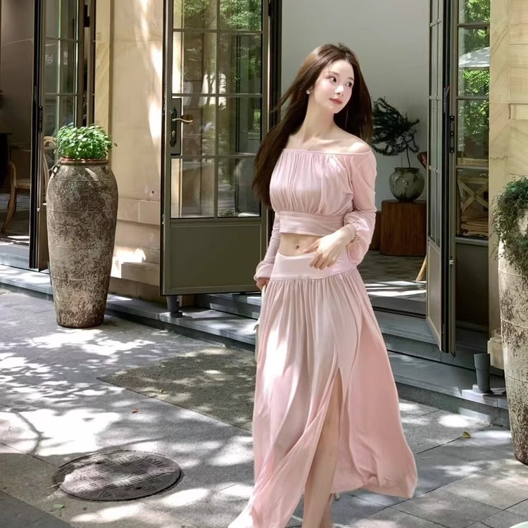 富贵命Wcouture原创 舒适与风格并存 多种穿法罩衫上衣长裙套装