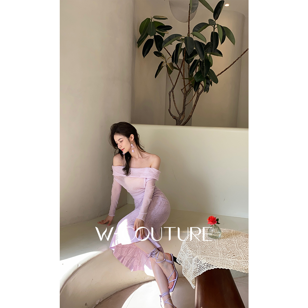 wcouture22s04原创马海毛鱼尾裙