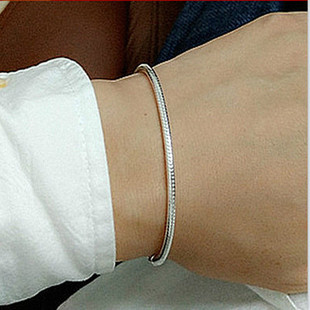 2026新款S925纯银手链 男士女士情侣款 型男简约时尚男生手链手镯