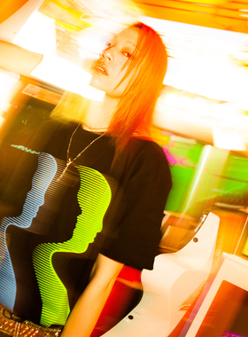 RTVG[RETROVEGAS]国潮牌街头时尚潮流人影男女百搭黑色短袖T恤