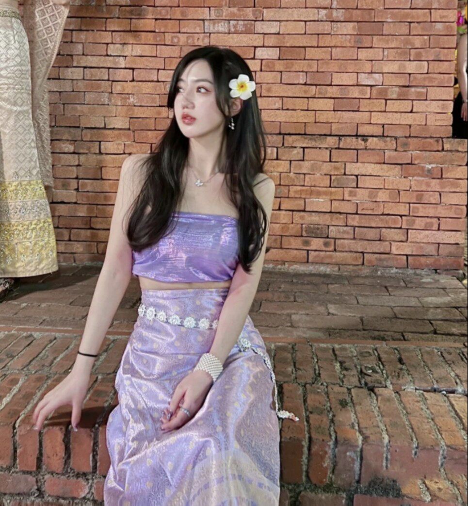 网红傣族服装西双版纳傣族小清新夏季影楼艺术写真拍照主题服装