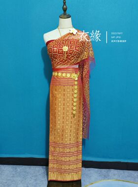 西双版纳傣装服装旅拍款