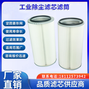 工业除尘滤芯六耳卡盘快拆除尘器抛丸机静电喷涂粉末回收喷塑滤筒