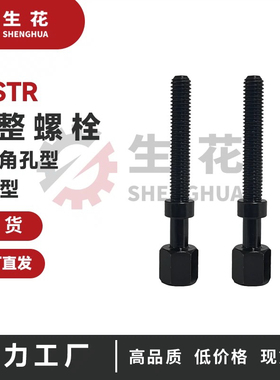 S45C调整螺栓内六角孔型标准型AJSTR4/5/6/8-10/15/20/25/30/35/4