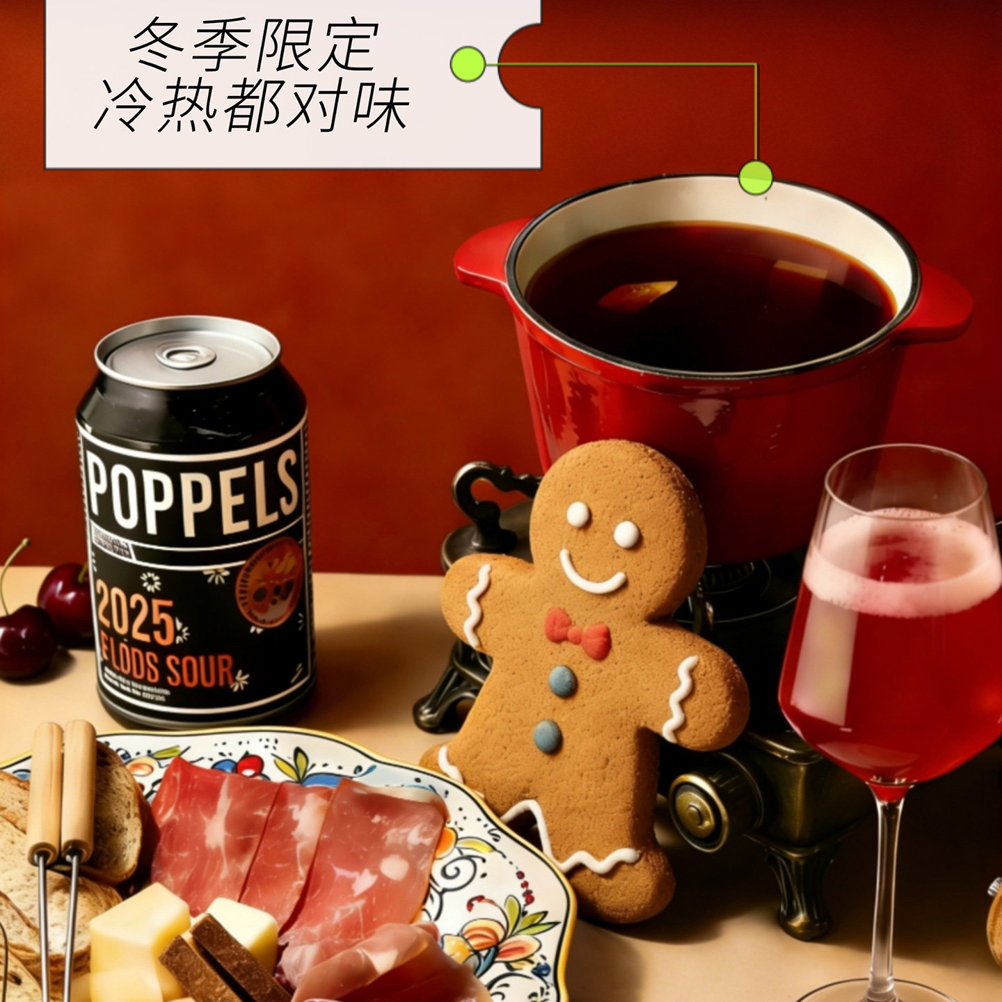 瑞典进口精酿啤酒波普尔斯庆典红莓果热熏酸艾尔