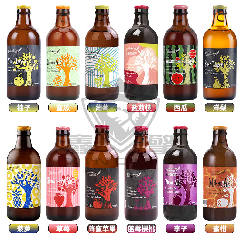 北海道小樽果酿蜜瓜艾尔果味日本进口精酿啤酒