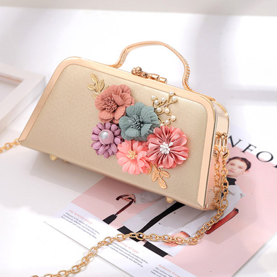 Evening Clutch Party Bag Wedding Flower Purse Woman Handbags
