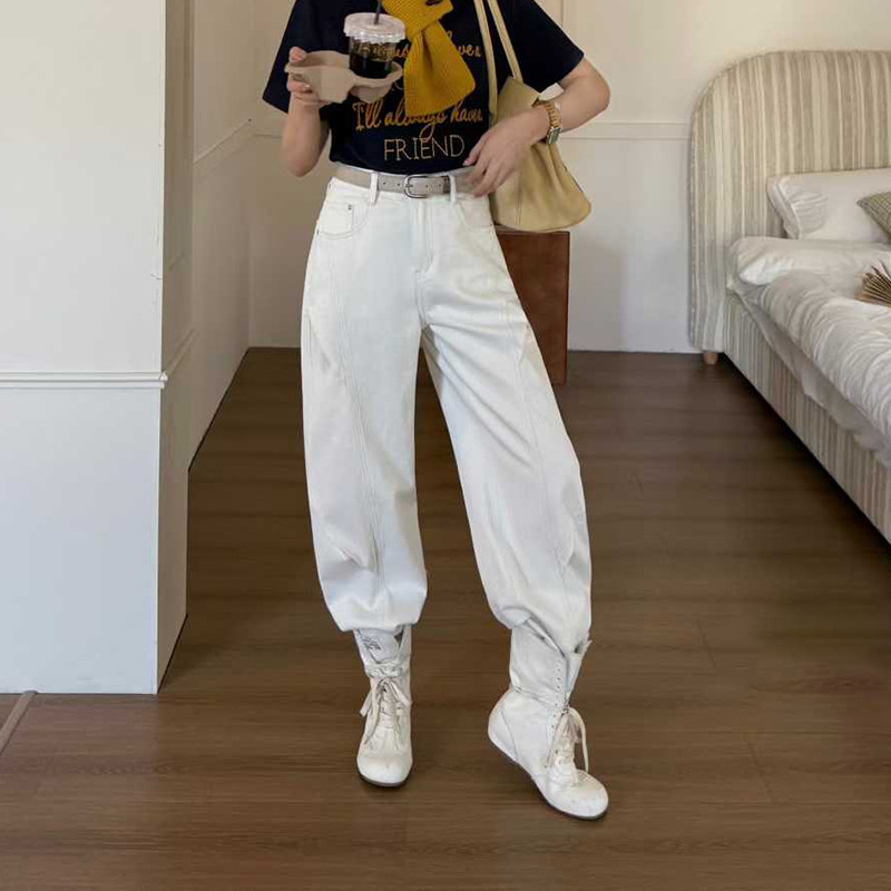 爆犀牛2026春季新款今年流行的弯刀休闲牛仔裤女显瘦香蕉阔腿长裤,女装/女士精品,牛仔裤,淘宝优惠券,粉丝福利购,淘宝优惠卷