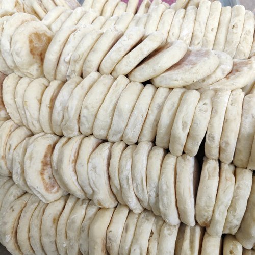 东北烤饼佳木斯鹤岗烧烤专用白饼烧饼面饼肉夹馍里脊肉饼淄博烧烤