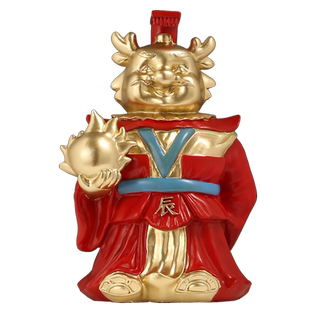 蛇年十二生肖摆件鼠牛虎兔龙蛇马羊猴鸡猪全套新中式家居装饰品