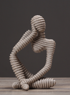 北欧简约人物创意摆件 家居书房客厅玄关酒柜样板房复古装饰品