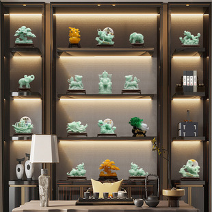 新中式 饰品 摆件高端样板房创意客厅酒柜玄关博古架书房禅意家居装