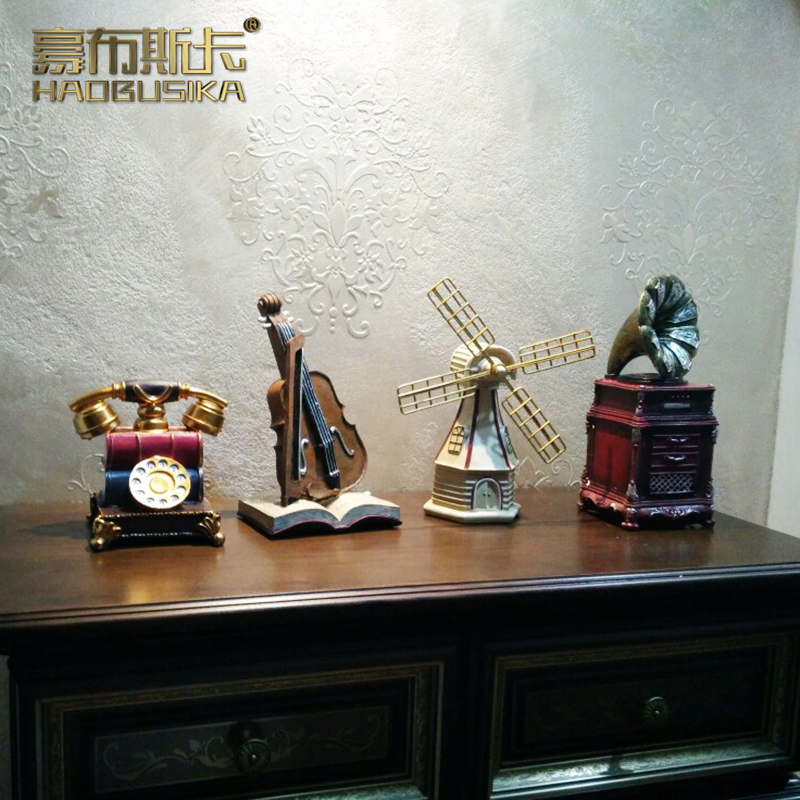 北欧复古模型家居饰品办公室桌面