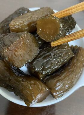 上海三林蜜汁瓜段500g酱黄瓜甜脆咸早餐下饭菜咸菜酱菜