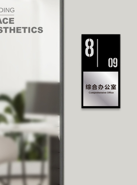高档门牌部门科室牌创意办公室标牌定做科室牌高档提示牌公司门牌