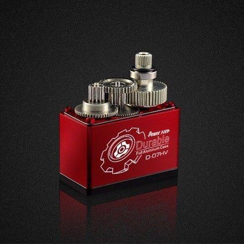 Power HD D-07HV数码舵机金属齿轮高压全金属外壳机器臂无人机