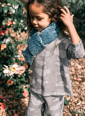 Petite Revery加拿大小云朵童装儿童圆领套头卫衣男女童长袖秋冬