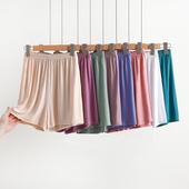 胖mm200斤裤 莫代尔家居短裤 衩 外穿宽松大码 冰丝五分裤 睡裤 女夏季