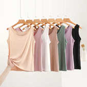 薄款 莫代尔吊带背心内衣女外穿冰丝面膜宽肩无袖 打底夏季 工字上衣